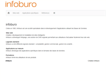 Tablet Screenshot of infoburo.fr